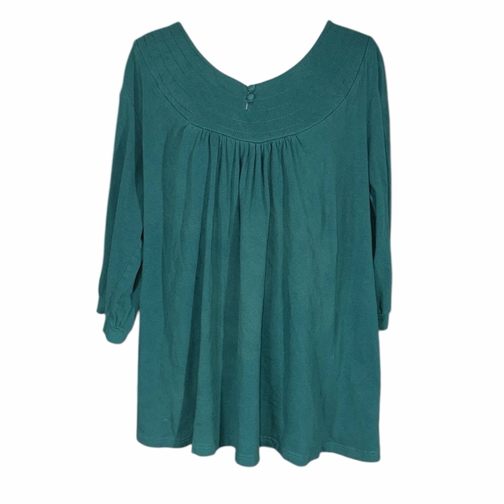 Ellos Teal GreenTop size 1x